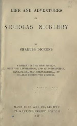 [Gutenberg 967] • Nicholas Nickleby